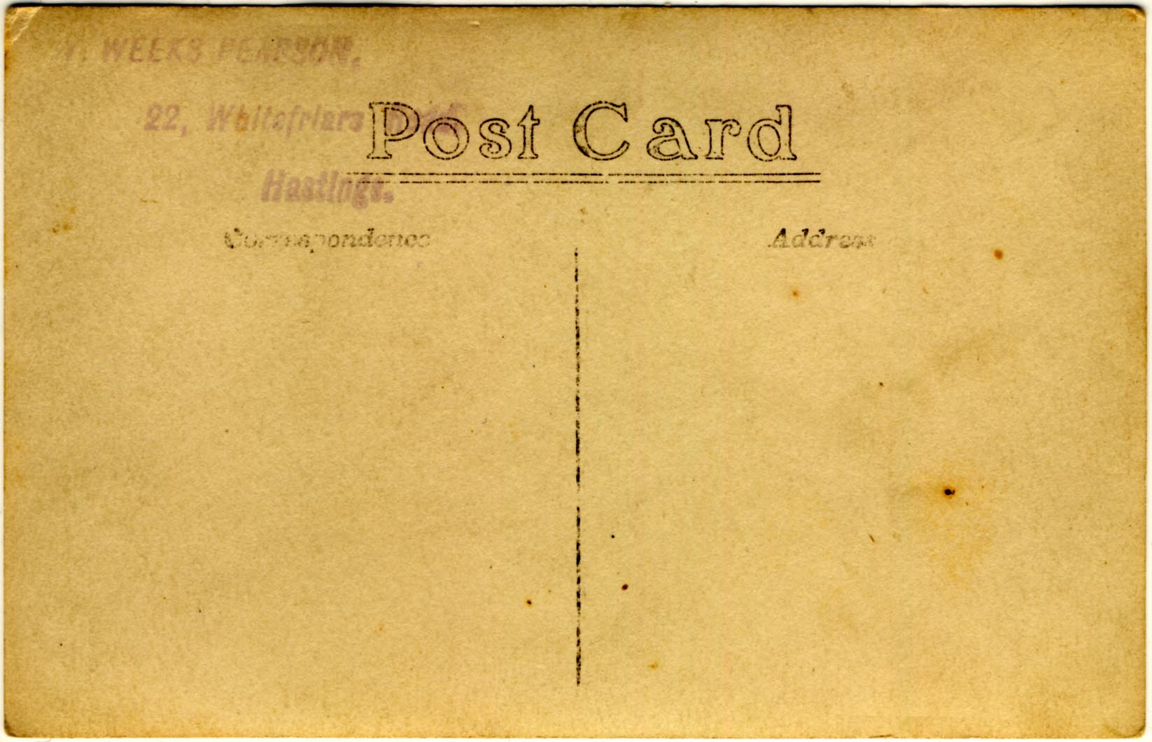 post card hastings pearson post card hastings pearson